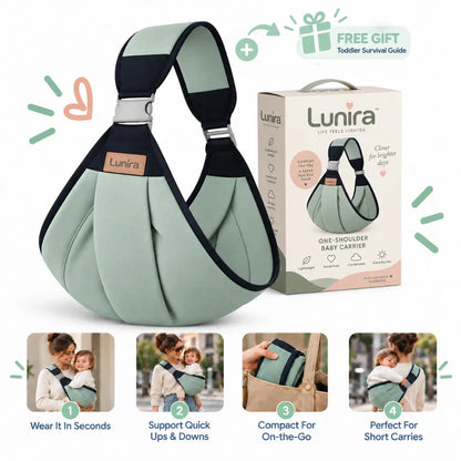 Hands-free baby carrier, adjustable for comfort